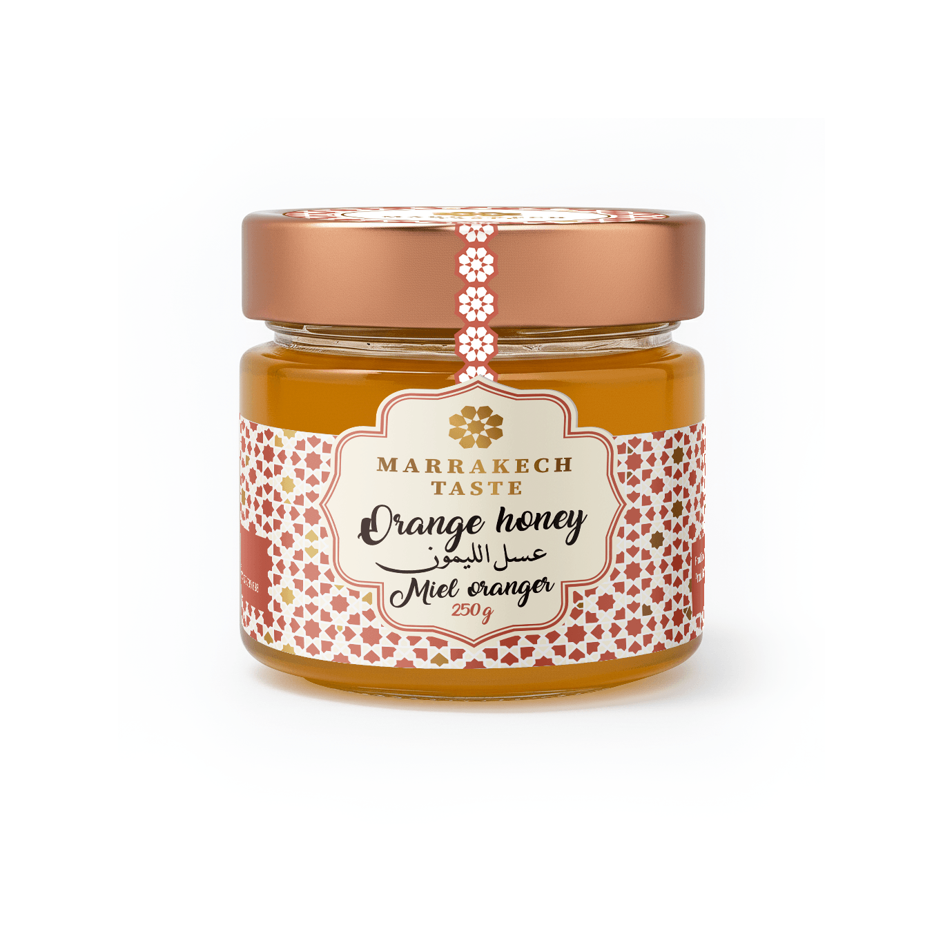 Orange Blossom Honey 250g – Delicate Moroccan Citrus Honey by Marrakech Taste