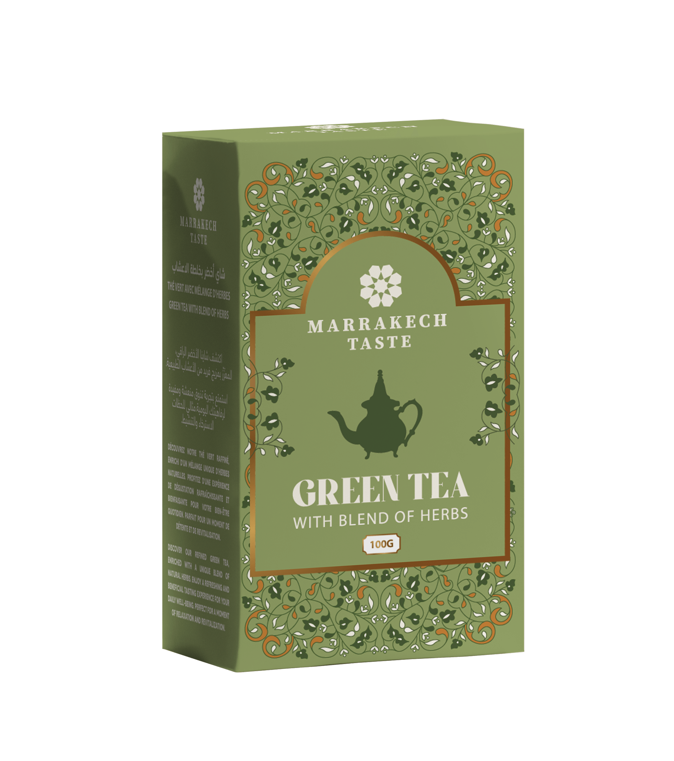 Moroccan Green Tea with Blend of Herbs